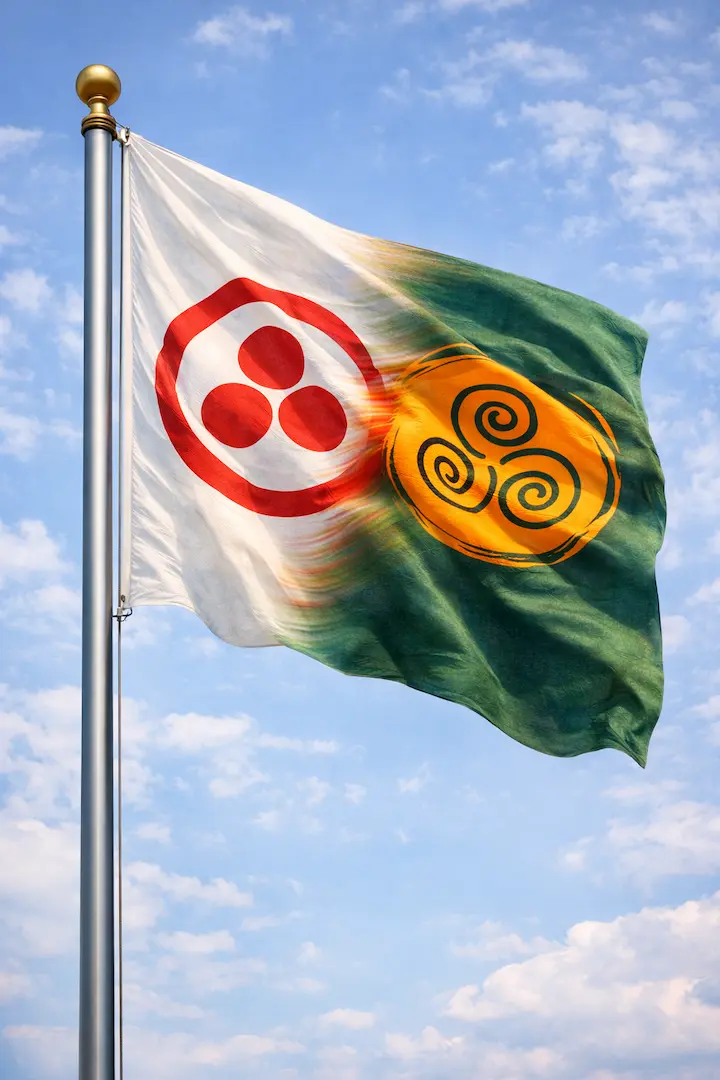 Bandeira da Paz + Anam Cara