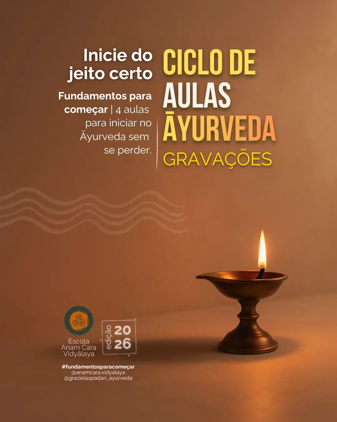 2026 Fundamentos do Ayurveda, por onde começar 2026 Fundamentos do Ayurveda, por onde começar